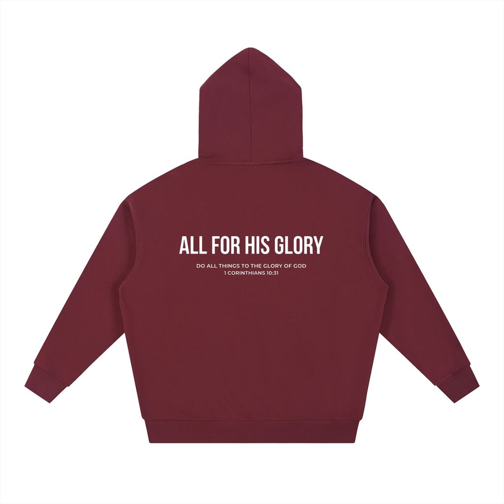 ALL FOR HIS GLORY-HEAVYWEIGHT HOODIE