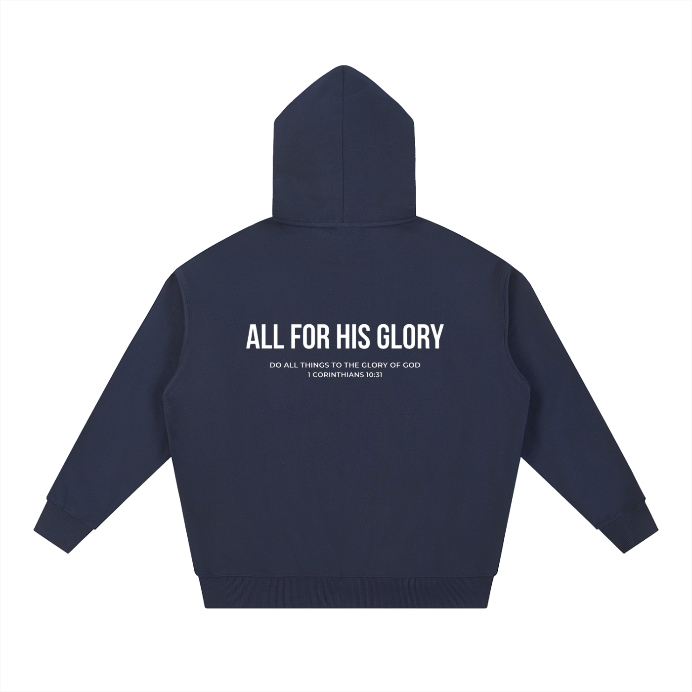 ALL FOR HIS GLORY-HEAVYWEIGHT HOODIE