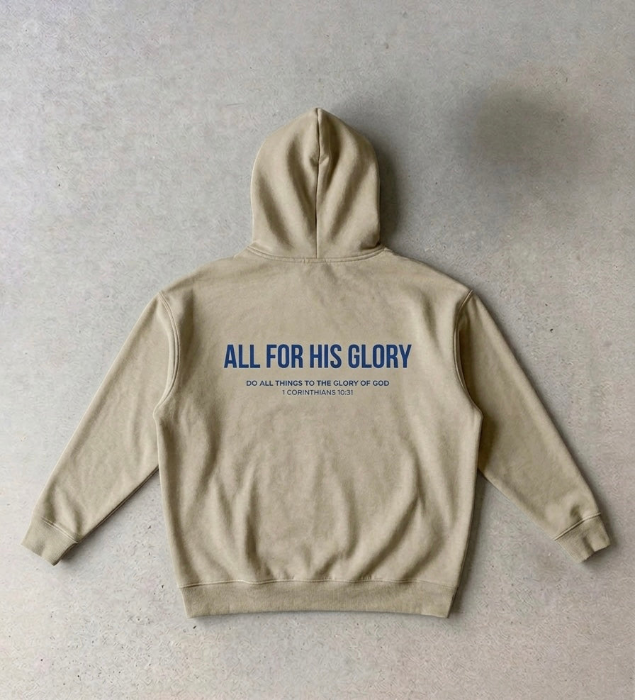 ALL FOR HIS GLORY-HEAVYWEIGHT HOODIE