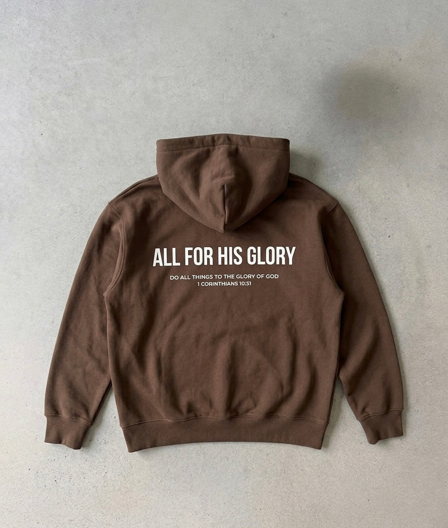 ALL FOR HIS GLORY-HEAVYWEIGHT HOODIE