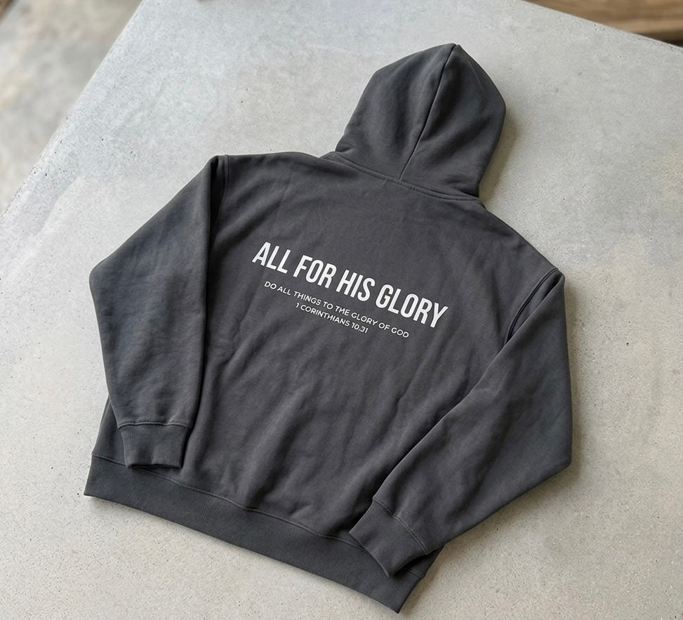 ALL FOR HIS GLORY-HEAVYWEIGHT HOODIE