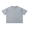 ALL FOR HIS GLORY-MINERAL WASH CROPPED BOXY TEE
