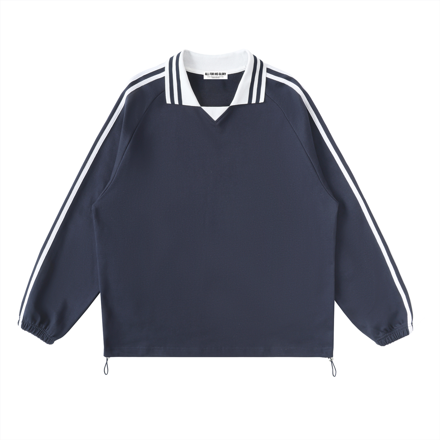 ALL FOR HIS GLORY-COLLAR SWEATSHIRT
