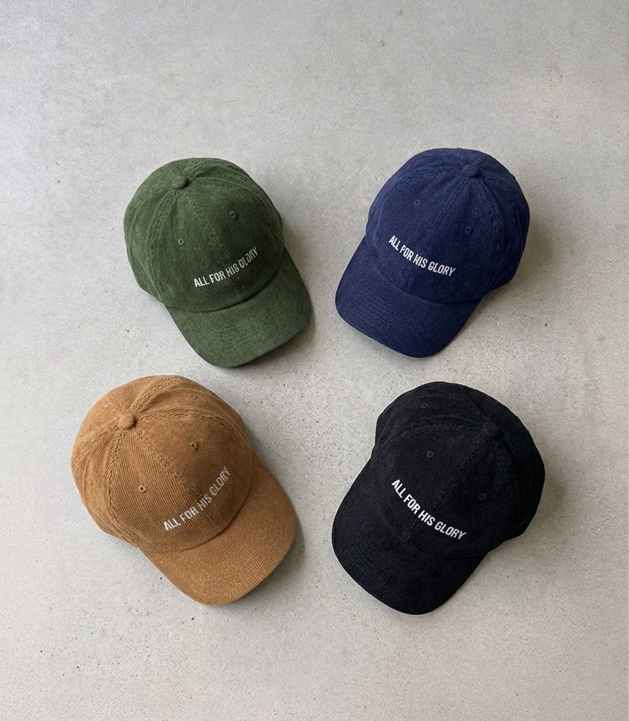 ALL FOR HIS GLORY-EMBROIDED MANCHESTER CAP