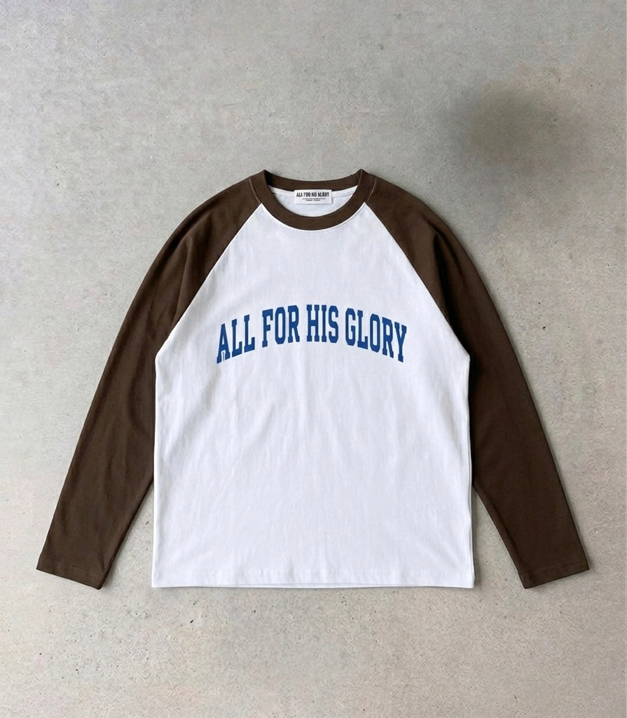 ALL FOR HIS GLORY-LONG SLEEVE TEE