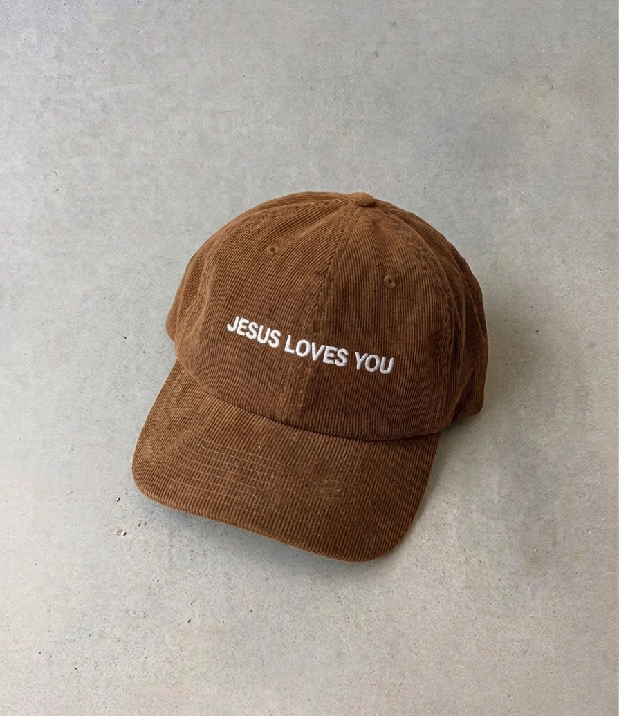JESUS LOVES YOU-EMBROIDED MANCHESTER CAP