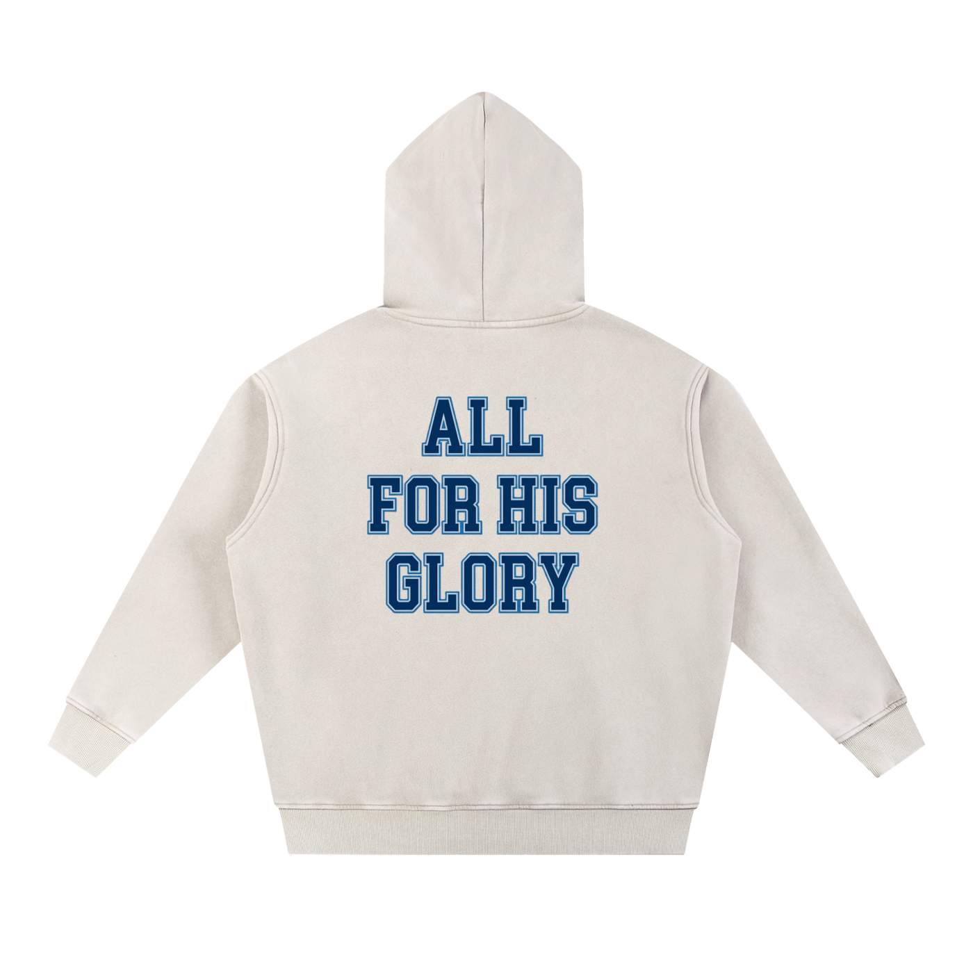 ALL FOR HIS GLORY-SNOW WASH HOODIE
