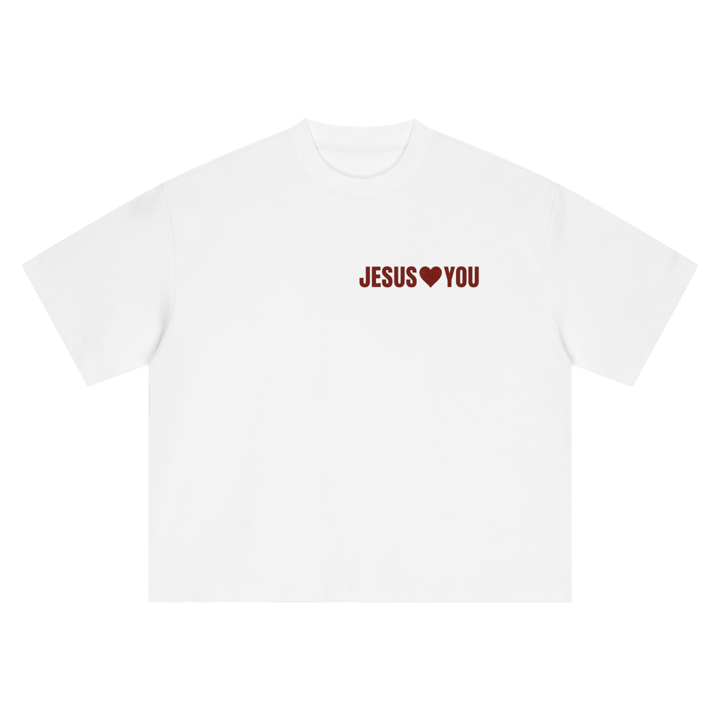 JESUS LOVES YOU-HEAVY BOXY TEE