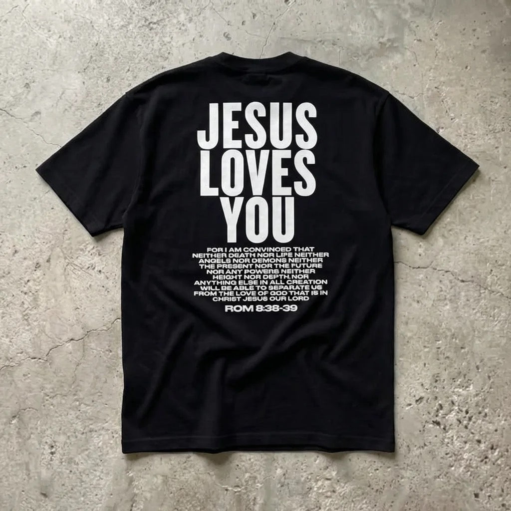 JESUS LOVES YOU-OVERSIZED BOXY TEE