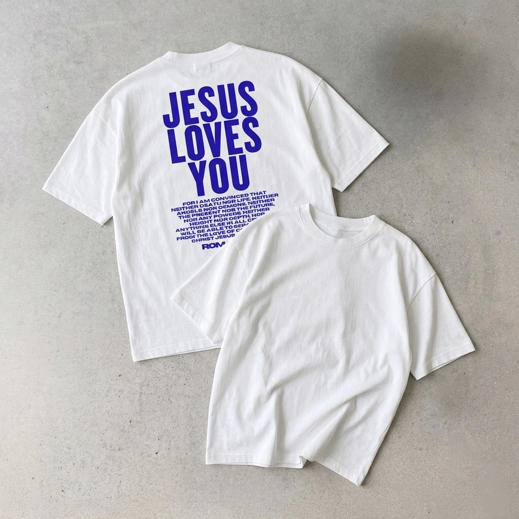 JESUS LOVES YOU-OVERSIZED BOXY TEE
