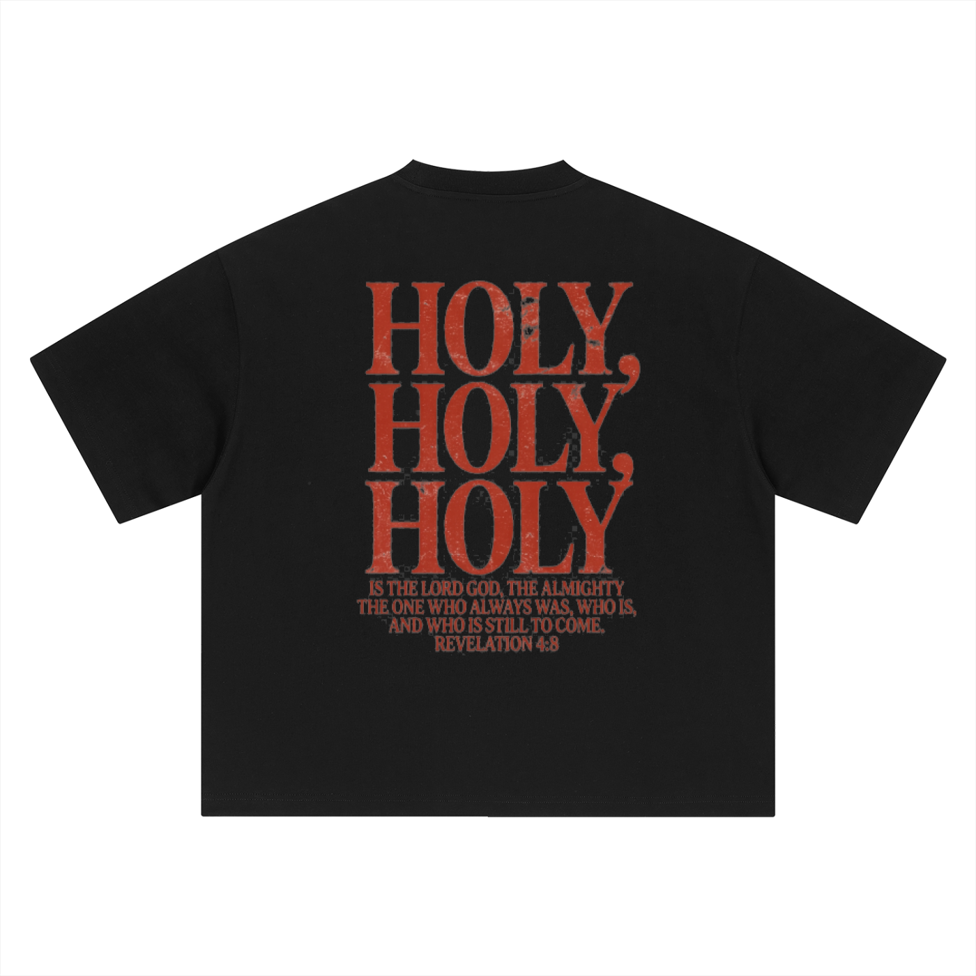 REVELATION 4:8-HEAVY BOXY TEE