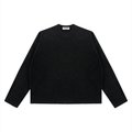 REVELATION 4:8-BOXY WAFFLE RAW EDGE LONGSLEEVE