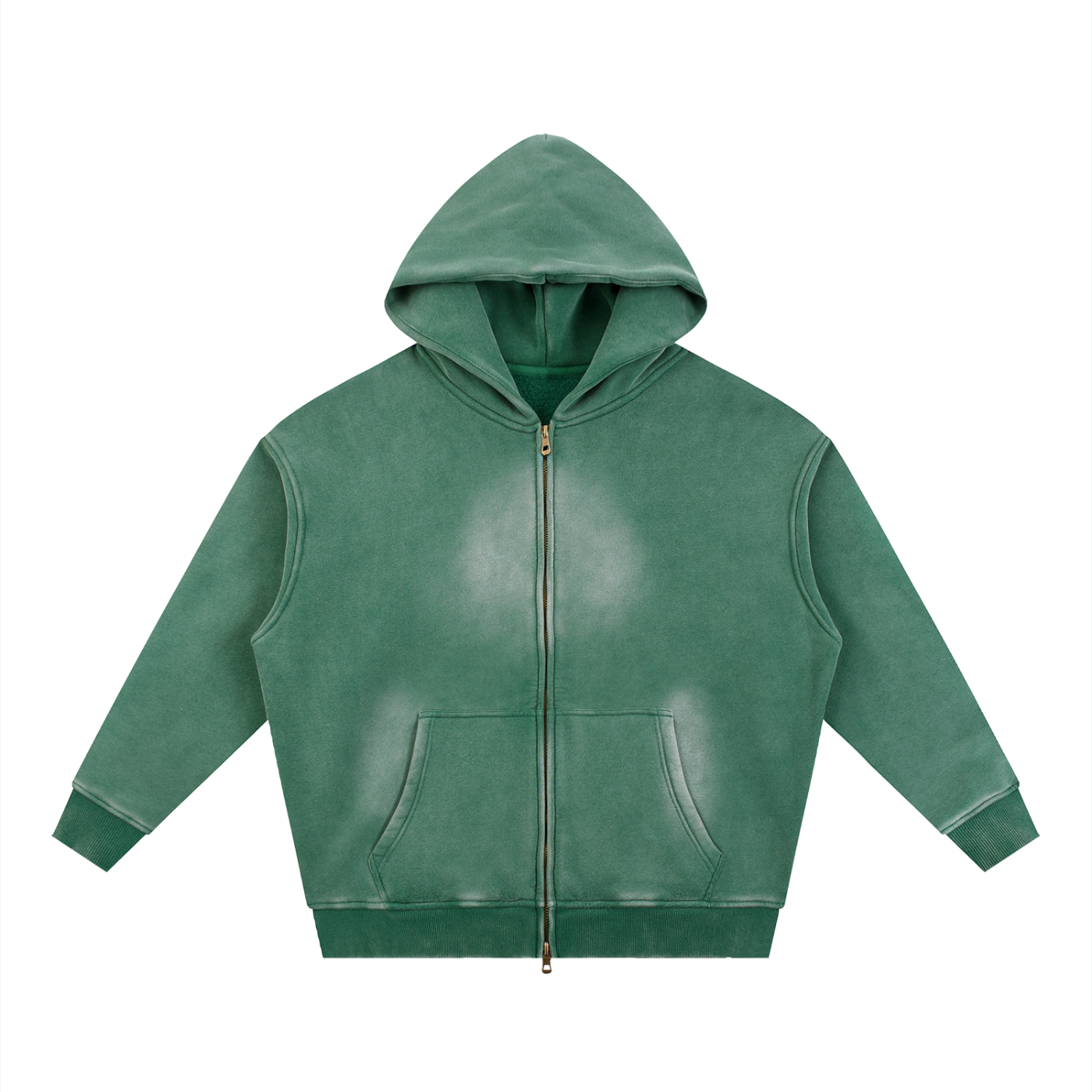 ALL FOR HIS GLORY- SUNFADE ZIPPER BOXY FLEECE