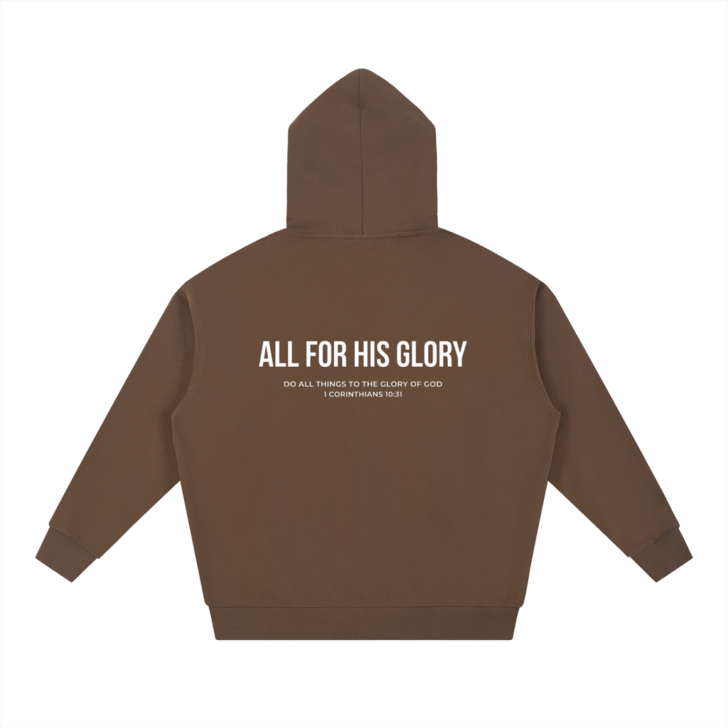 ALL FOR HIS GLORY-HEAVYWEIGHT HOODIE