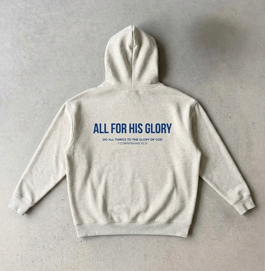 ALL FOR HIS GLORY-HEAVYWEIGHT HOODIE