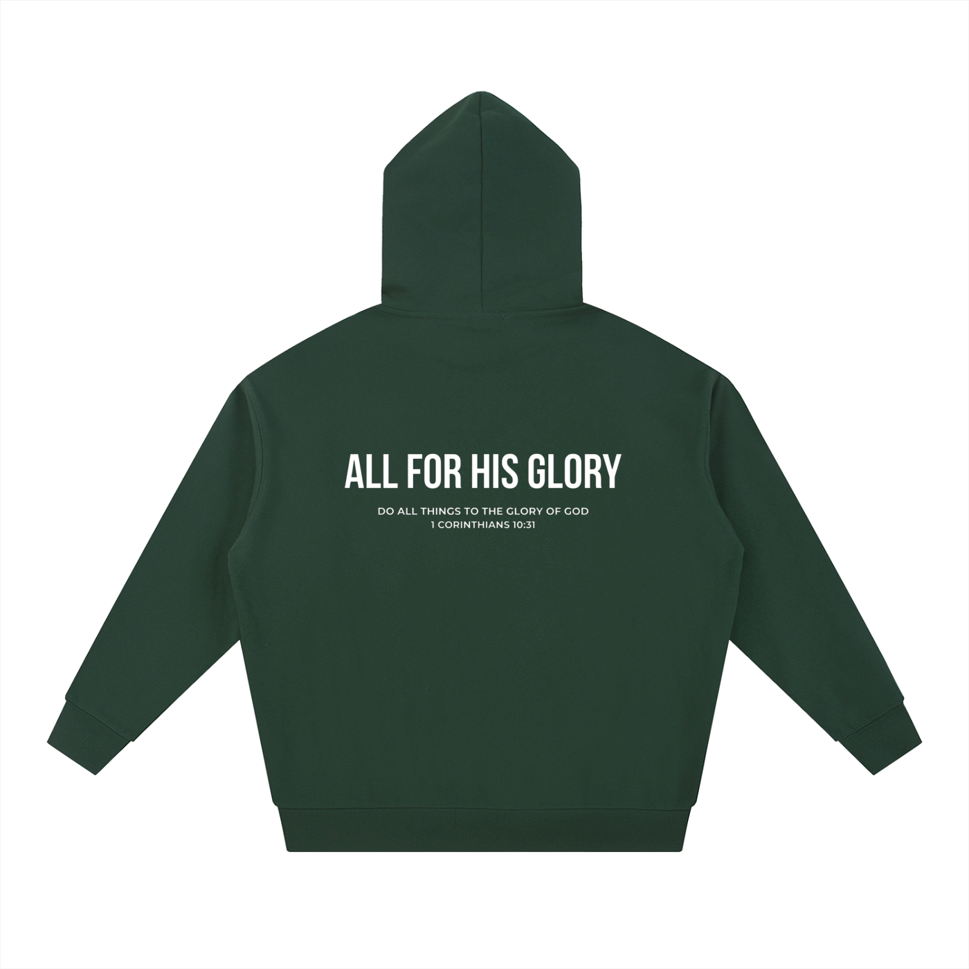 ALL FOR HIS GLORY-HEAVYWEIGHT HOODIE