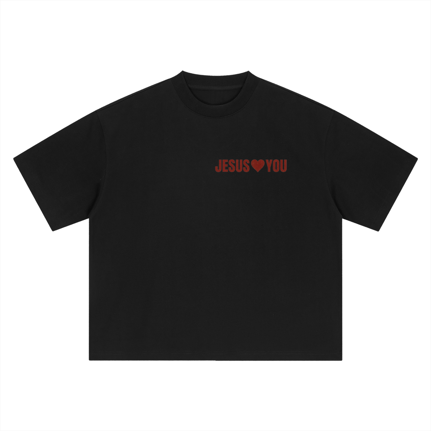 JESUS LOVES YOU-HEAVY BOXY TEE
