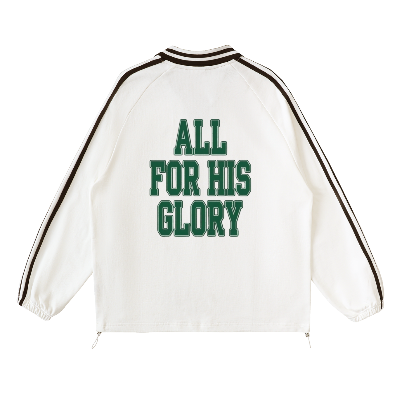 ALL FOR HIS GLORY-COLLAR SWEATSHIRT