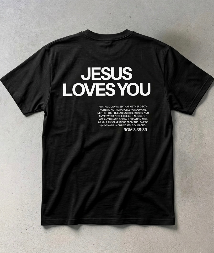 JESUS LOVES YOU-OVERSIZED BOXY TEE