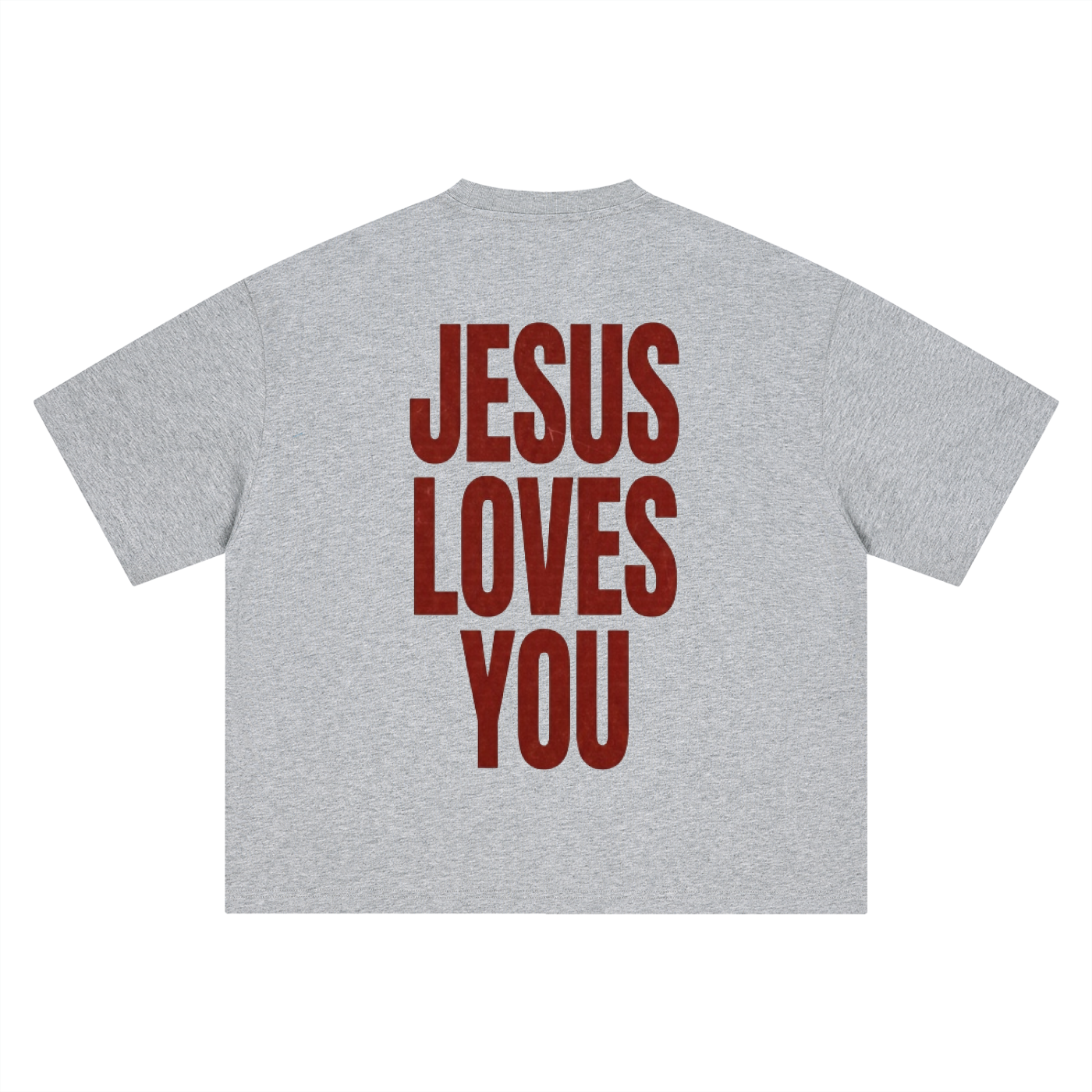 JESUS LOVES YOU-HEAVY BOXY TEE