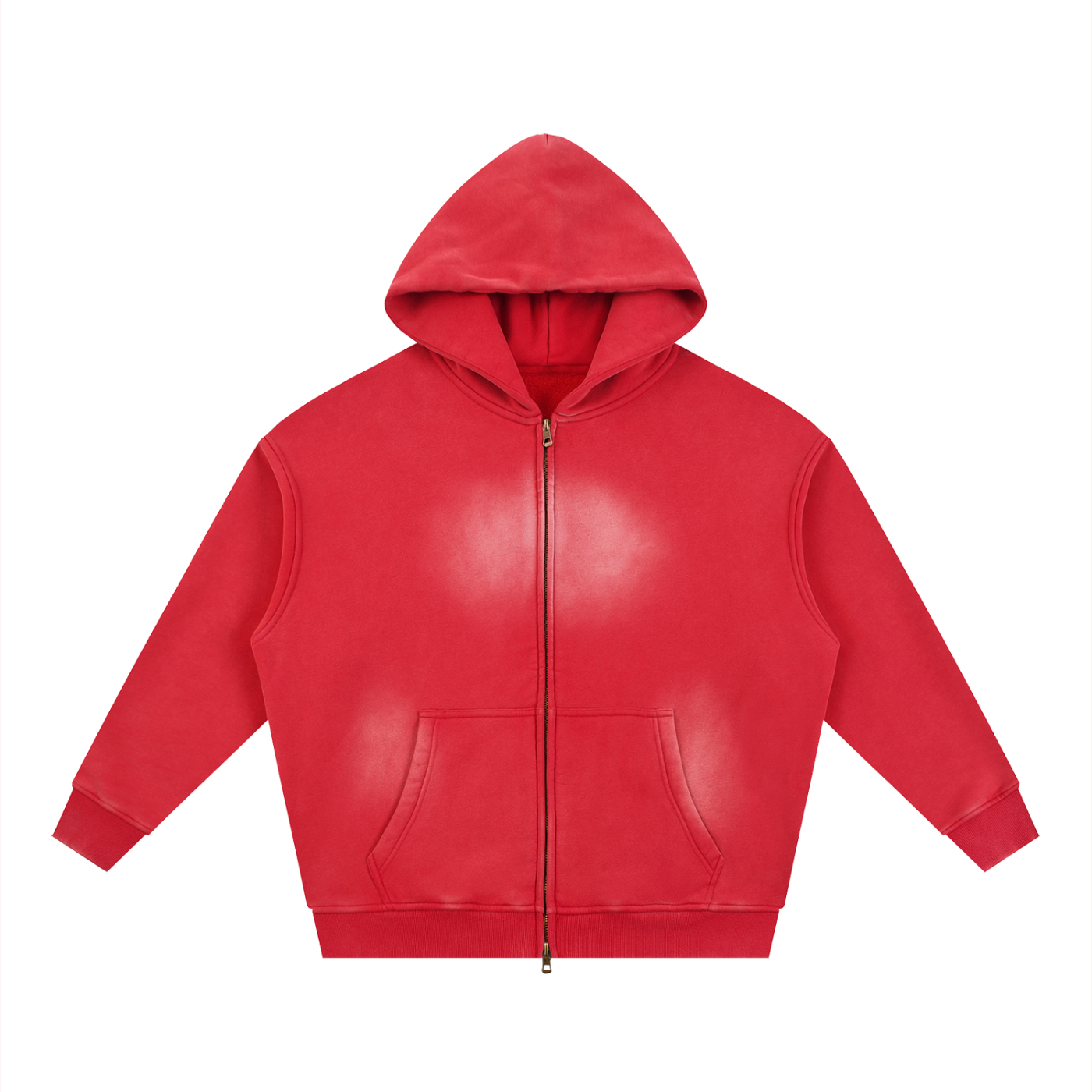 ALL FOR HIS GLORY- SUNFADE ZIPPER BOXY FLEECE