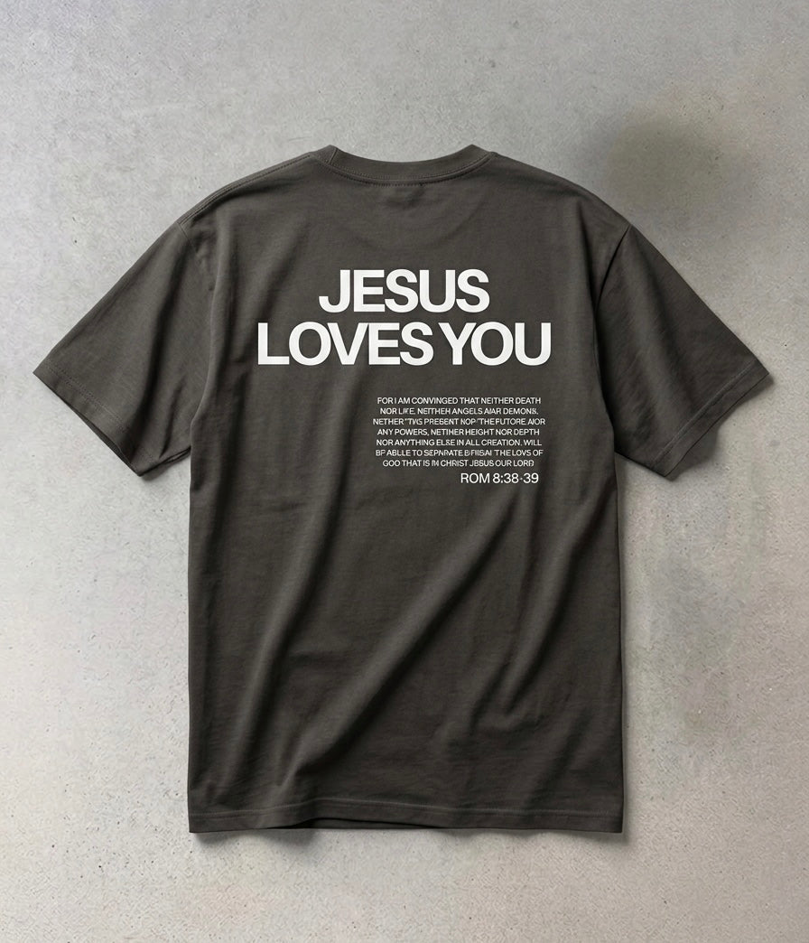 JESUS LOVES YOU-OVERSIZED BOXY TEE