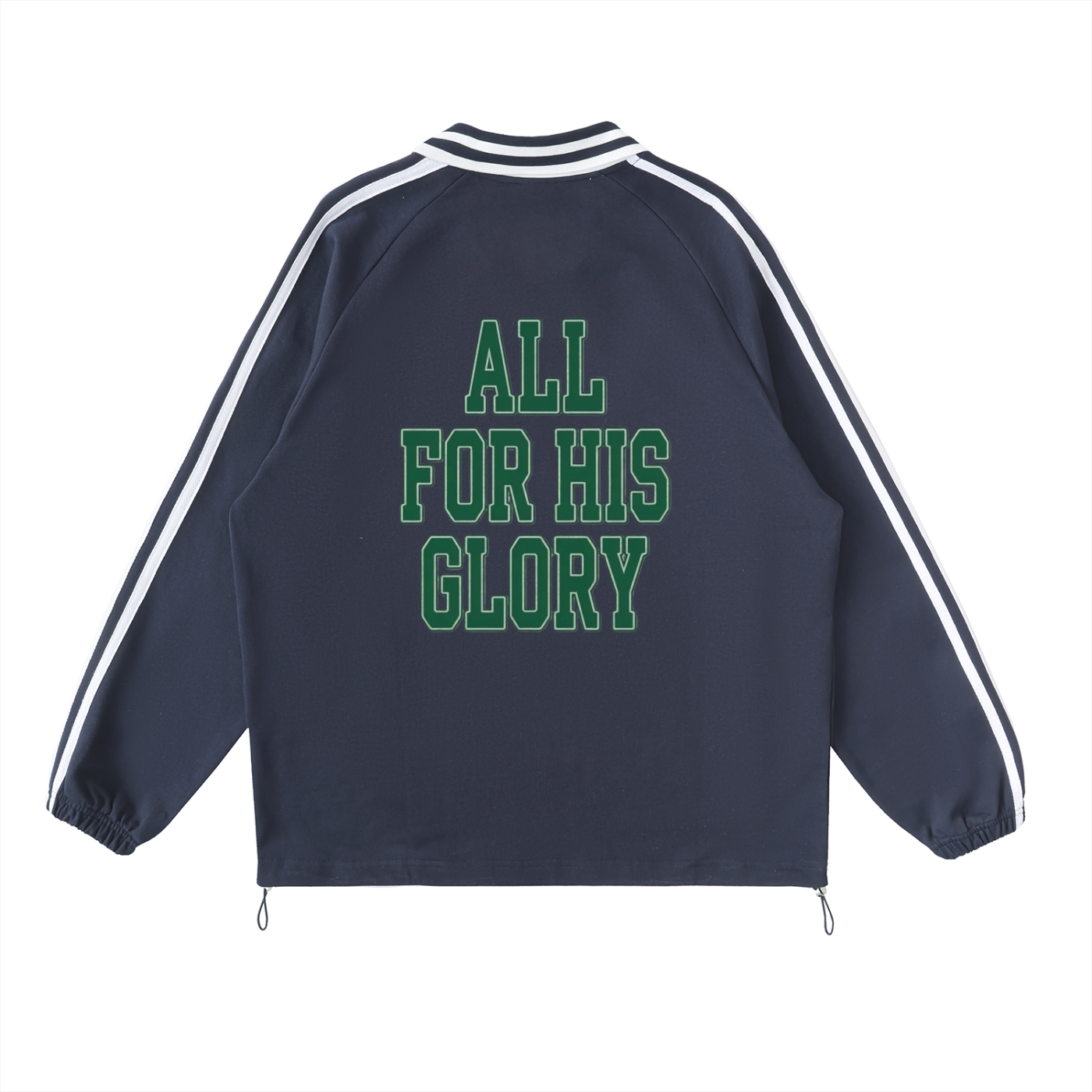 ALL FOR HIS GLORY-COLLAR SWEATSHIRT