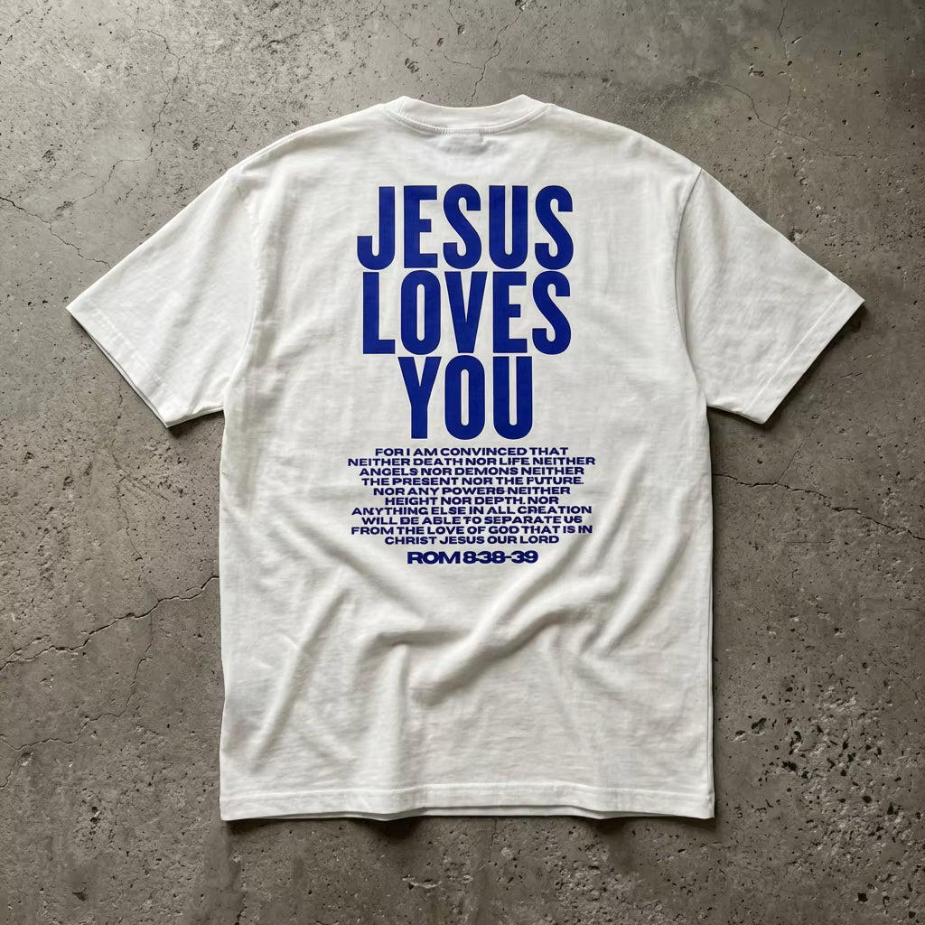JESUS LOVES YOU-OVERSIZED BOXY TEE