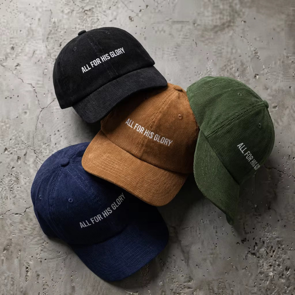 ALL FOR HIS GLORY-EMBROIDED MANCHESTER CAP