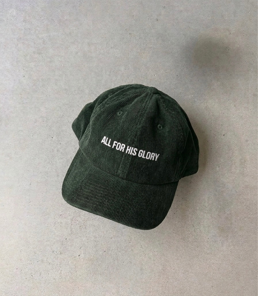 ALL FOR HIS GLORY-EMBROIDED MANCHESTER CAP