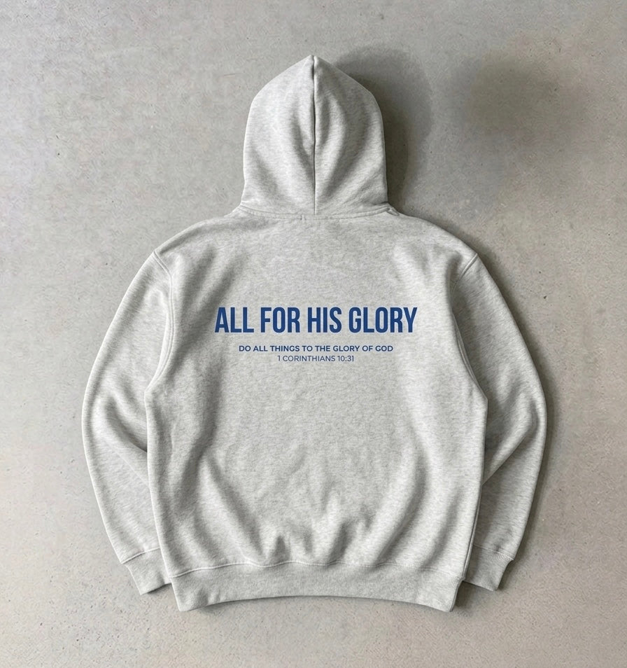 ALL FOR HIS GLORY-HEAVYWEIGHT HOODIE