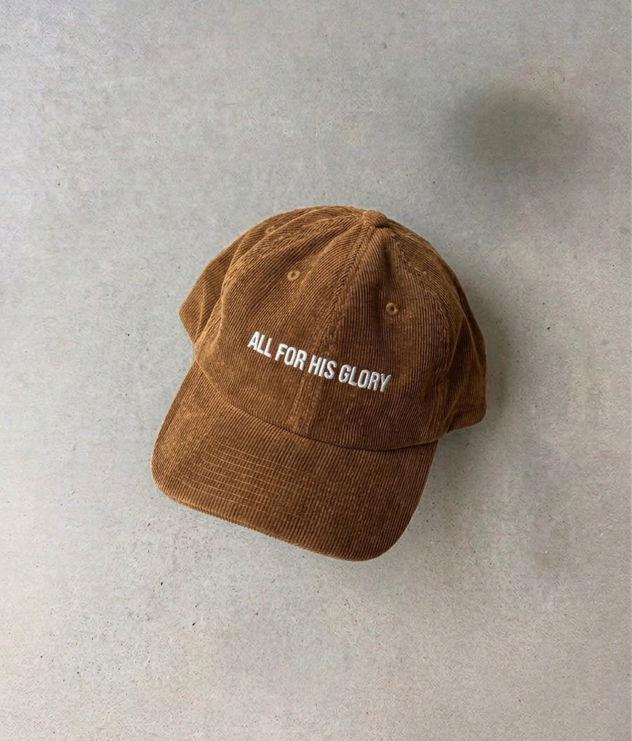 ALL FOR HIS GLORY-EMBROIDED MANCHESTER CAP