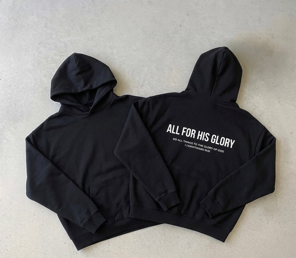ALL FOR HIS GLORY-HEAVYWEIGHT HOODIE