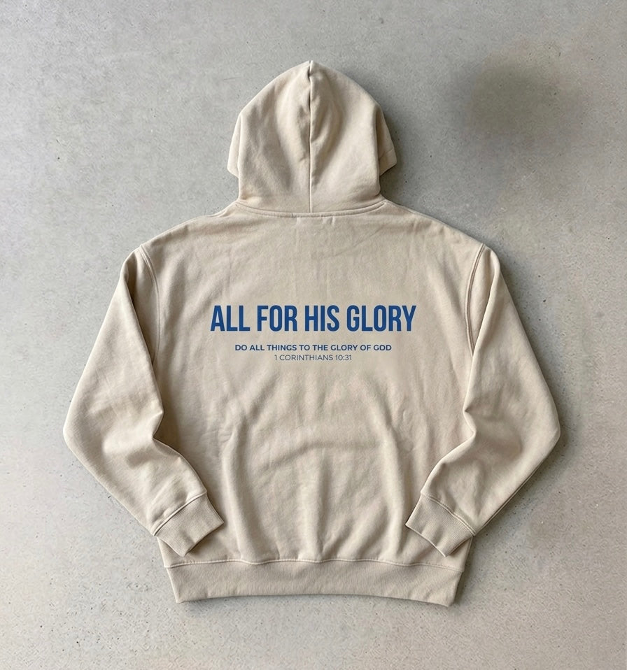 ALL FOR HIS GLORY-HEAVYWEIGHT HOODIE