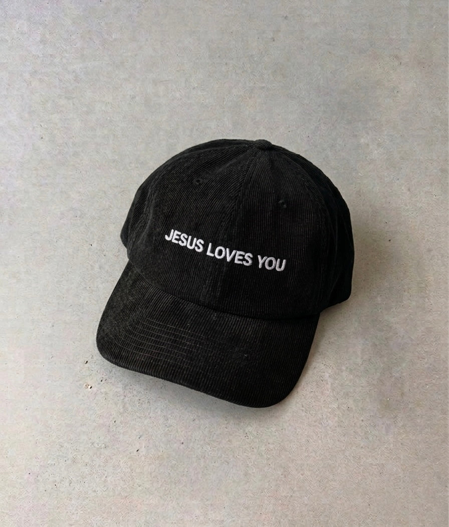 JESUS LOVES YOU-EMBROIDED MANCHESTER CAP
