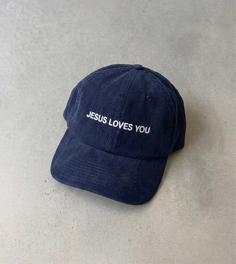 JESUS LOVES YOU-EMBROIDED MANCHESTER CAP