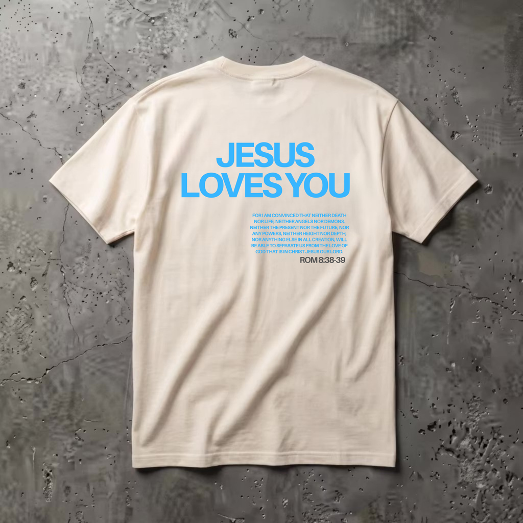 JESUS LOVES YOU-OVERSIZED BOXY TEE