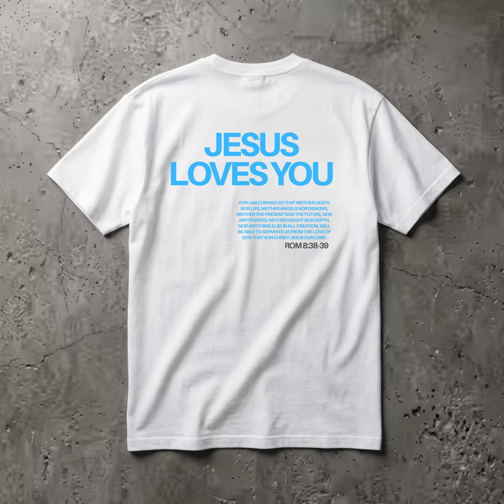 JESUS LOVES YOU-OVERSIZED BOXY TEE