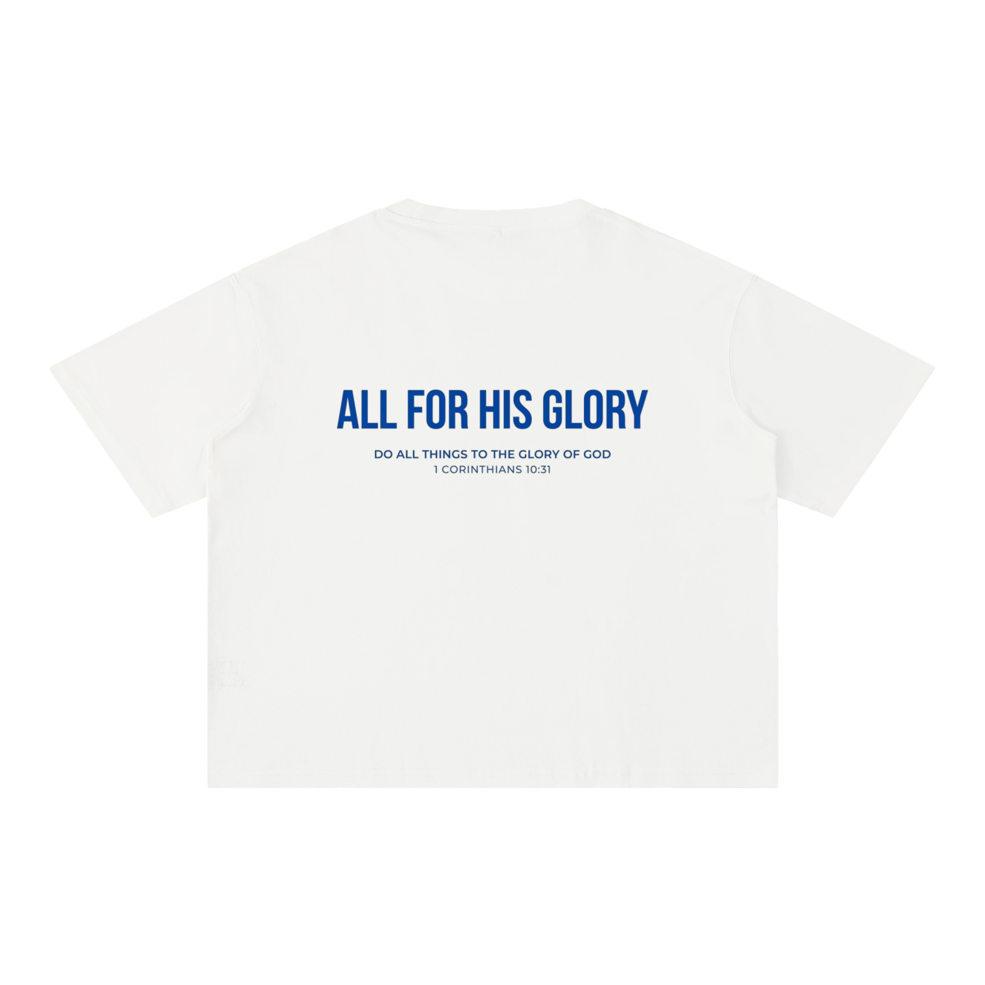 ALL FOR HIS GLORY-MINERAL WASH CROPPED BOXY TEE