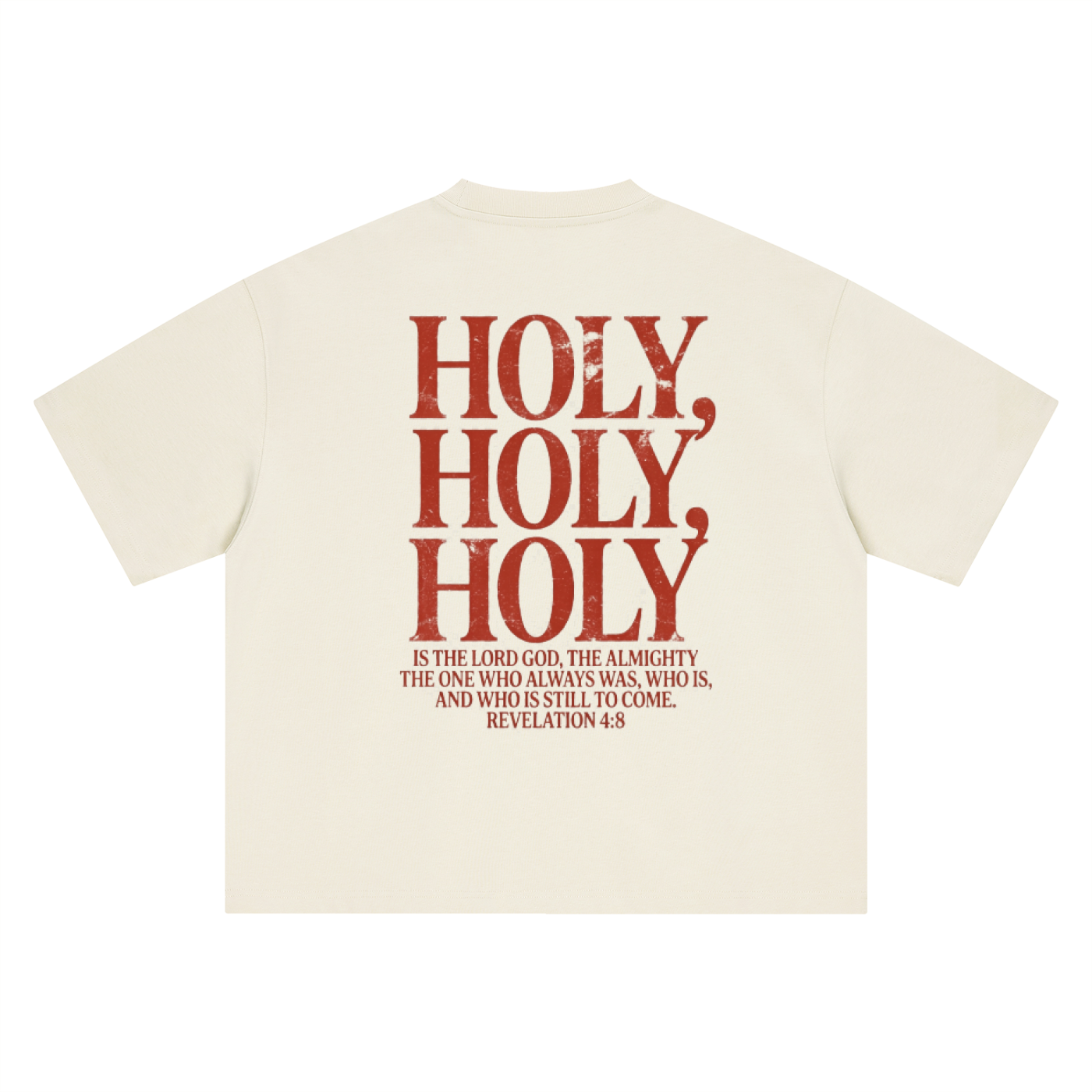 REVELATION 4:8-HEAVY BOXY TEE