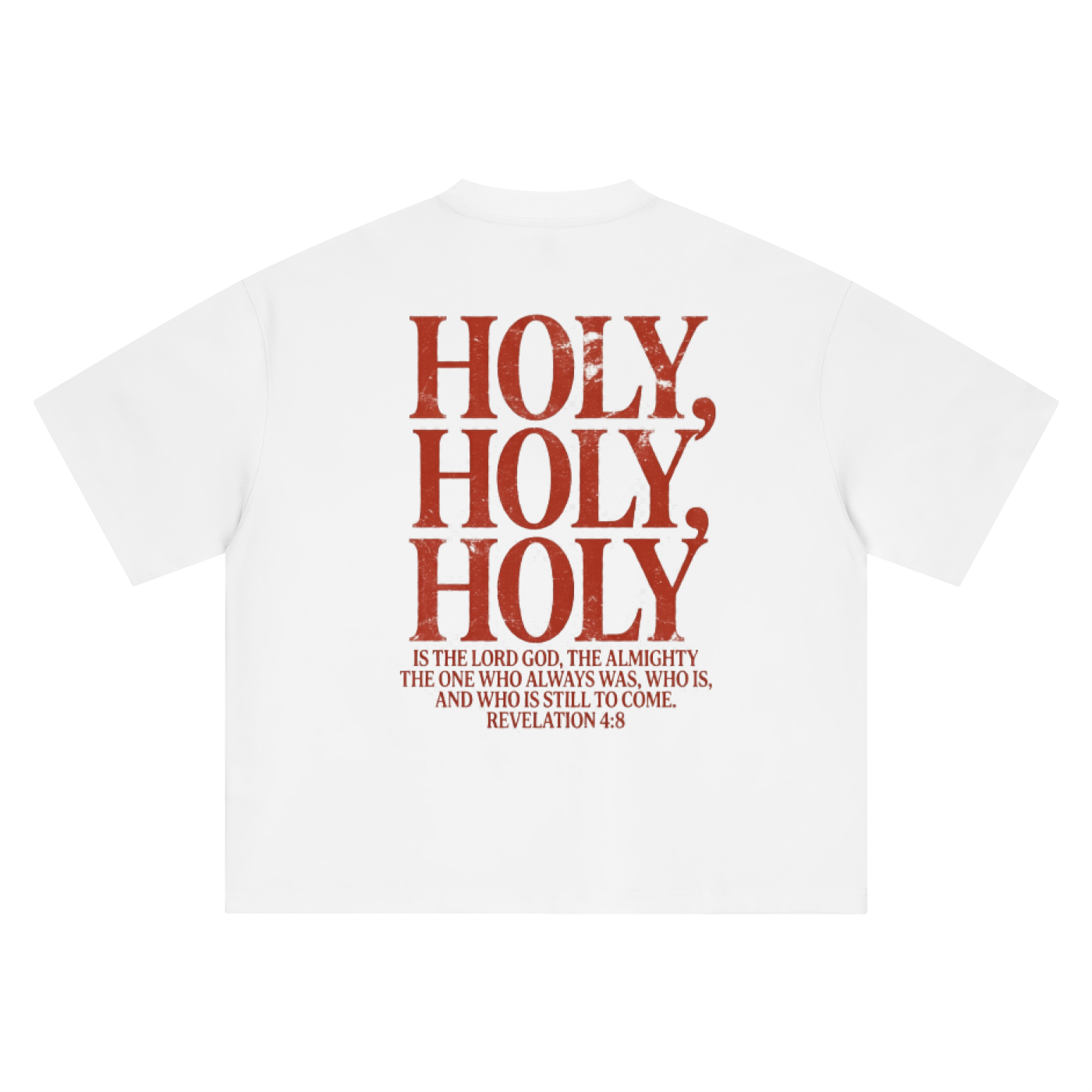 REVELATION 4:8-HEAVY BOXY TEE