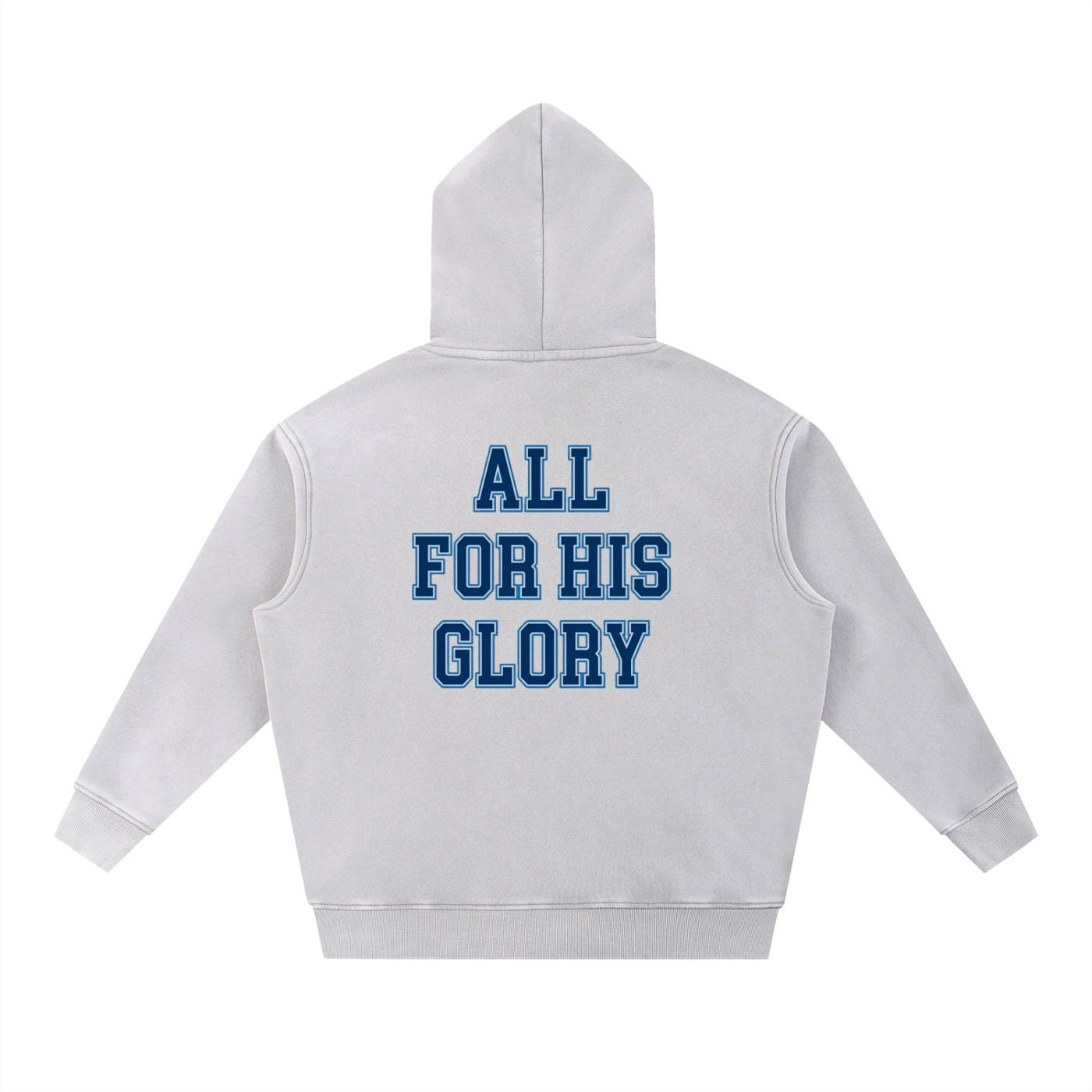 ALL FOR HIS GLORY-SNOW WASH HOODIE
