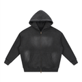 ALL FOR HIS GLORY- SUNFADE ZIPPER BOXY FLEECE