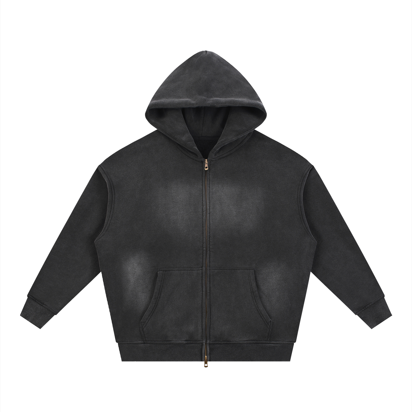 ALL FOR HIS GLORY- SUNFADE ZIPPER BOXY FLEECE