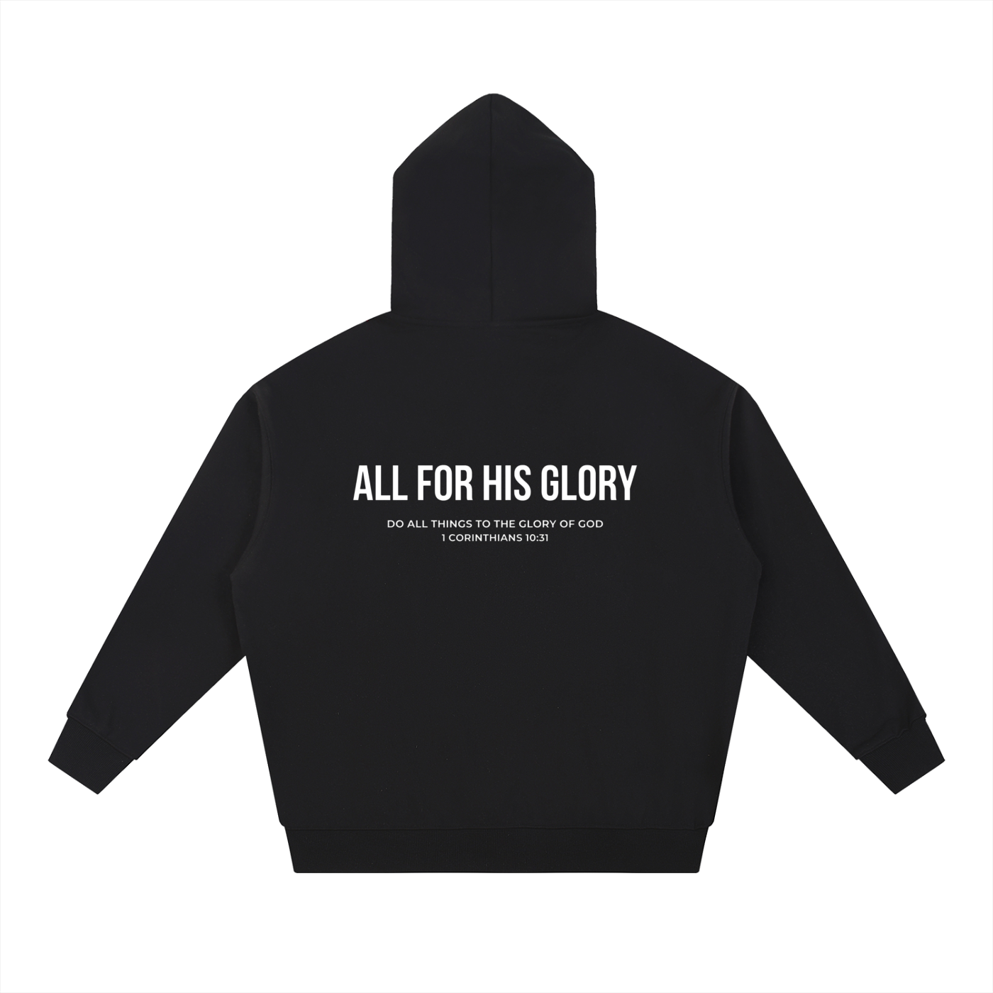 ALL FOR HIS GLORY-HEAVYWEIGHT HOODIE
