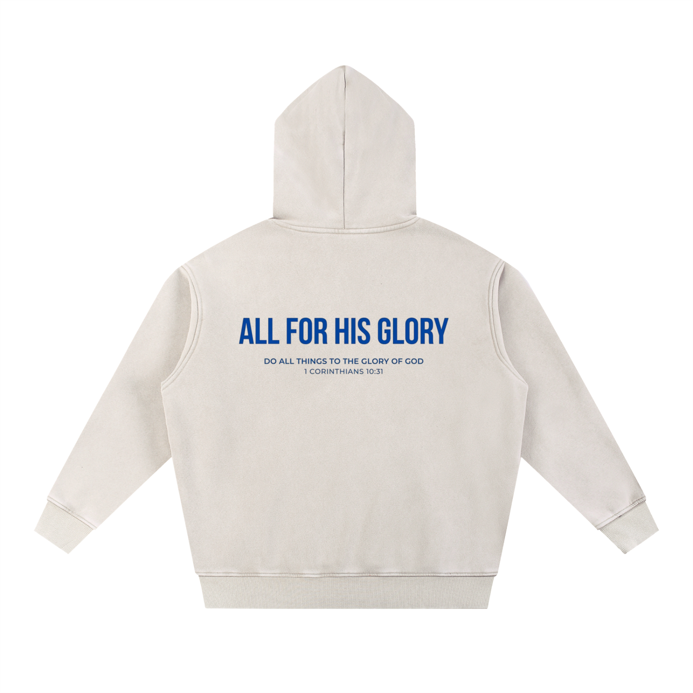 ALL FOR HIS GLORY-SNOW WASH HOODIE