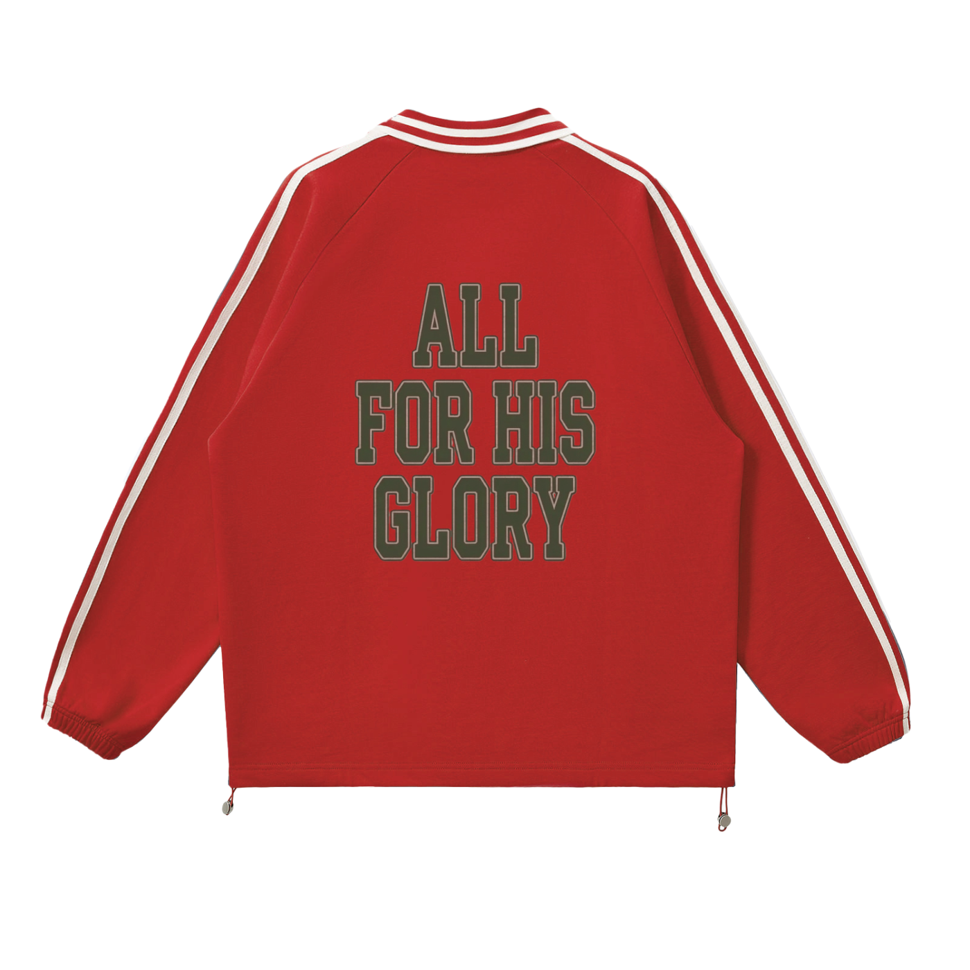 ALL FOR HIS GLORY-COLLAR SWEATSHIRT